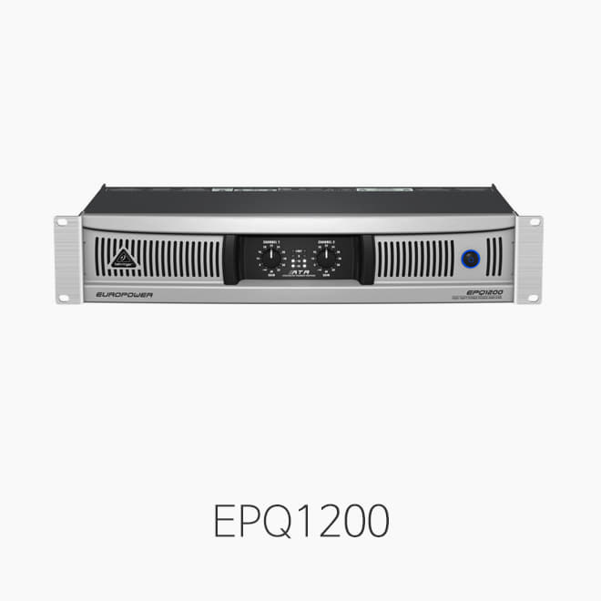 [베링거] EPQ1200, 파워앰프/ 출력 2*320W 8Ω