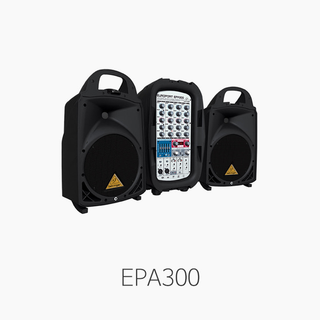 [베링거] EPA300, 이동식 앰프스피커 시스템