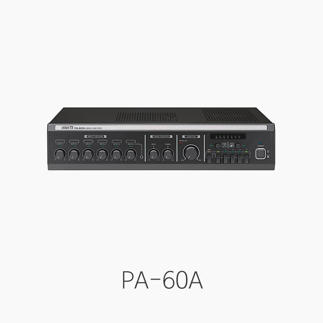 [인터엠] PA-60A, PA 믹싱앰프/ 출력 60W