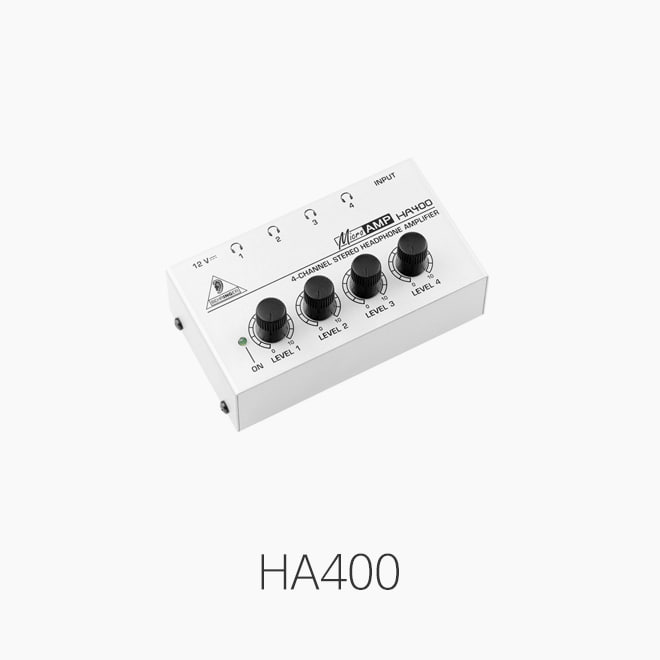 [베링거] HA400, 콤팩트 4채널 헤드폰앰프