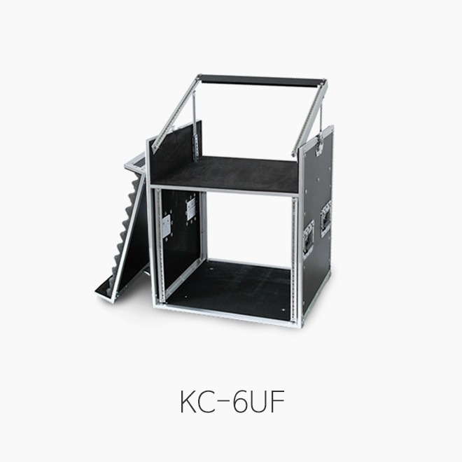 [E&amp;W] KC6UF-PRO 믹서+앰프 콤바인 랙케이스/ 설치형으로 앞뒤커버 없는 모델