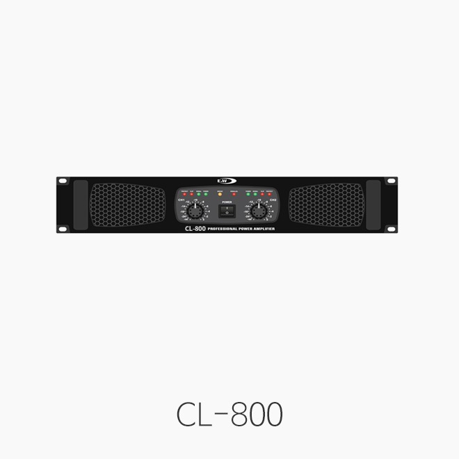 E&amp;W CL-800 파워앰프/ 출력 2*200W 8Ω