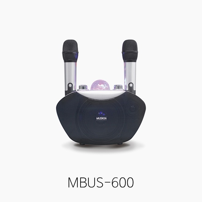 [MUSKER] MBUS-600 블루투스 노래방/ 충전식 듀얼 무선마이크