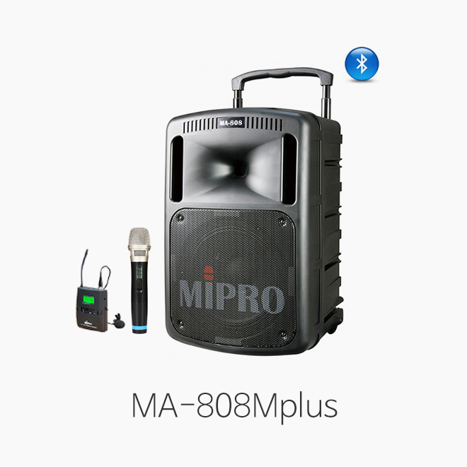 [MIPRO] MA-808Mplus 충전식 포터블앰프/ 블루투스, CDP 내장