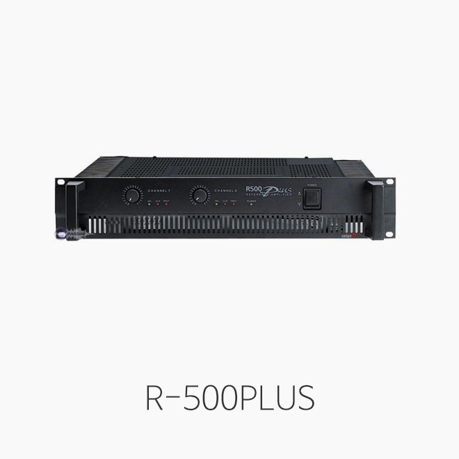[인터엠] R-500PLUS, 2채널 파워앰프/ 출력 8옴 170W+170W (R500PLUS/R500)