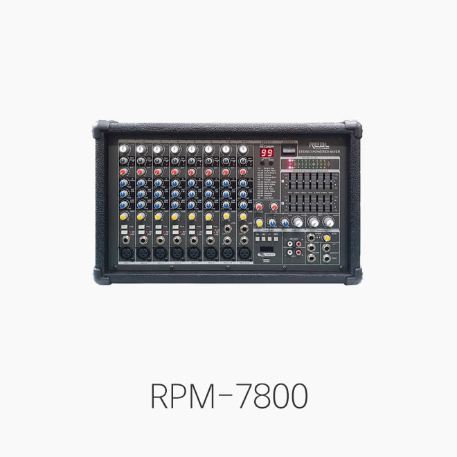 [REAL] RPM-7800 파워드 믹서
