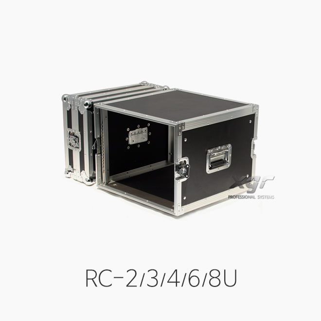 [XGR] 표준형 앰프 랙케이스 RC-2U/3U/4U/6U/8U  바퀴 없음