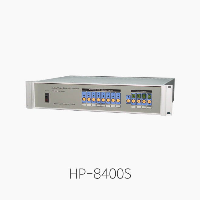 [PRODIA] HP-8400S, 8 IN 4 OUT A/V Routing Switcher