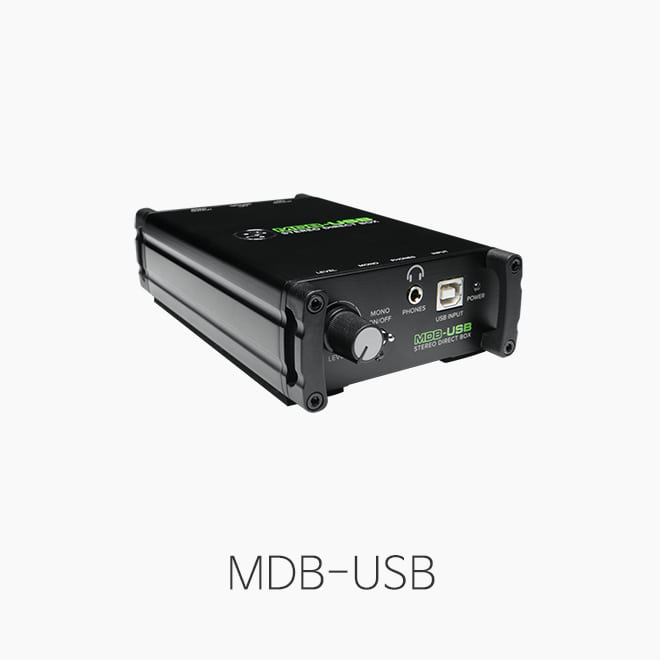 [MACKIE] MDB-USB, USB 다이렉트 박스/ 스테레오