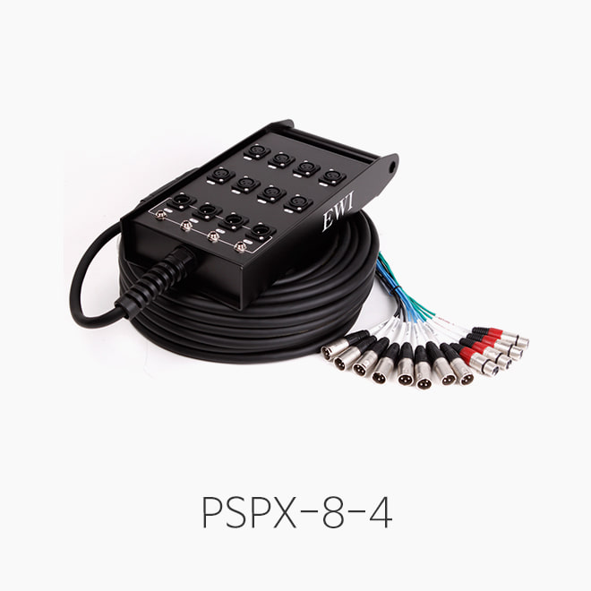 [EWI] PSPX-8-4 / 10, 15, 30, 45M / 8CH 4RETURN 멀티케이블 완제품 / 스네이크 케이블 XLR 8CH / XLR/PHONE 4 RETURN