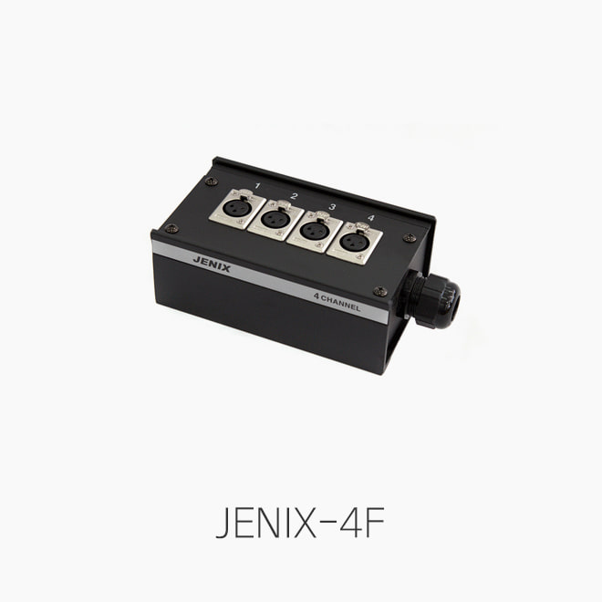 JENIX-4F / 4채널 XLR 잭박스/ 잭포함