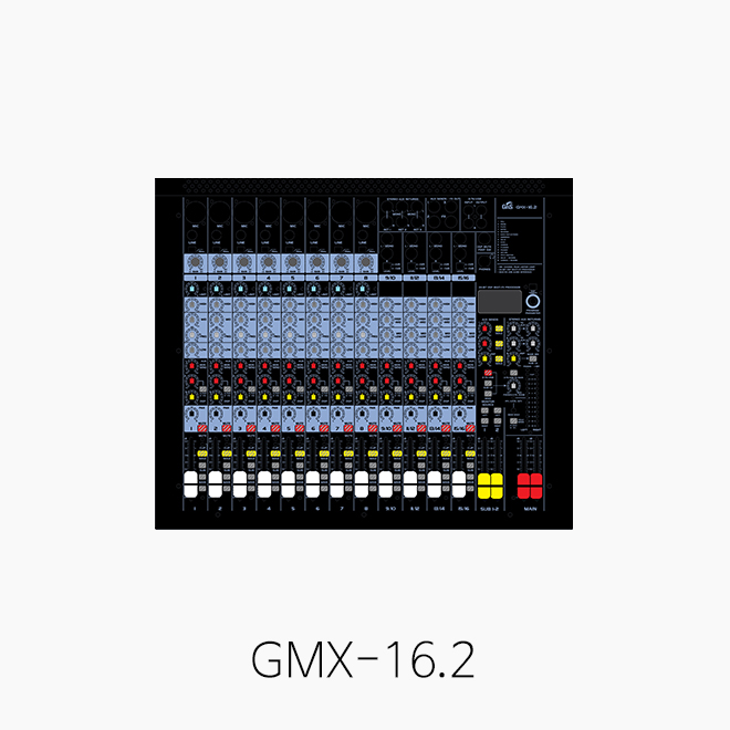 [GNS]GMX-16.2, 16채널 오디오믹서/ 이펙터/ 인터페이스/ USB플레이어