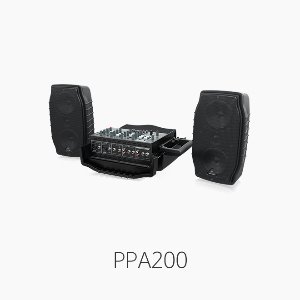 [베링거] PPA200 5채널 포터블 PA시스템/ 출력 150W