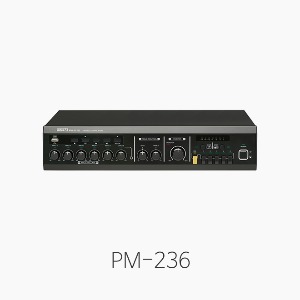 [인터엠] PM-236, PA 믹싱앰프/ USB 음원입력