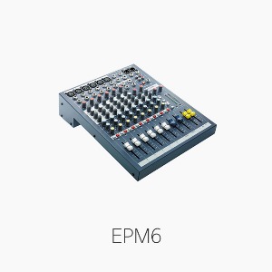 [SOUNDCRAFT] EPM6, 라이브 믹서/ 마이크 6채널 입력/ 스테레오 2채널 입력
