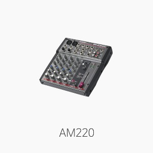 [PHONIC] AM220, 콤팩트믹서/ 마이크 2채널, 라인 2_스테레오 입력