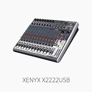 [베링거] XENYX X2222USB, 오디오믹서/ 마이크 8채널 입력/ 스테레오 4채널 입력/ 24비트 멀티이팩터, USB 오디오인터페이스 내장