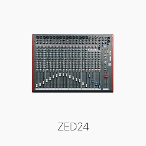 [Allen&amp;Heath] ZED24, 라이브 &amp; 레코딩용 다목적 믹서/ USB포트