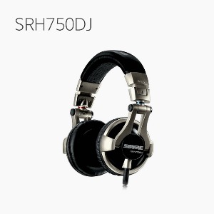 [SHURE] SRH750DJ, 헤드밴드형 DJ믹싱 헤드폰/ 접이식, 다이나믹 밀폐형
