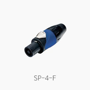 [암페놀] SP4-F, 4폴 스피콘 커넥터/ SP4F/ SP-4-F