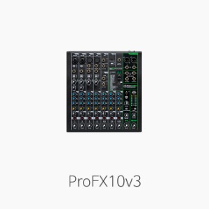 [MACKIE] ProFX10v3, 10채널 프로페셔널 이펙트 믹서