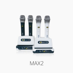 [디컴] MAX2 충전식 무선 노래방마이크/ 마이크 2개