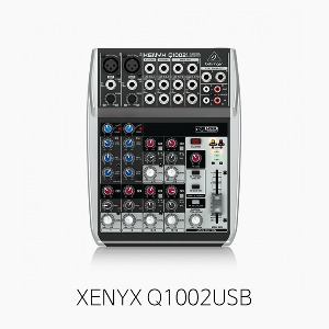 [베링거] XENYX Q1002USB, 아날로그 오디오믹서/ 10입력 2버스/ 콤프/ 오디오인터페이스